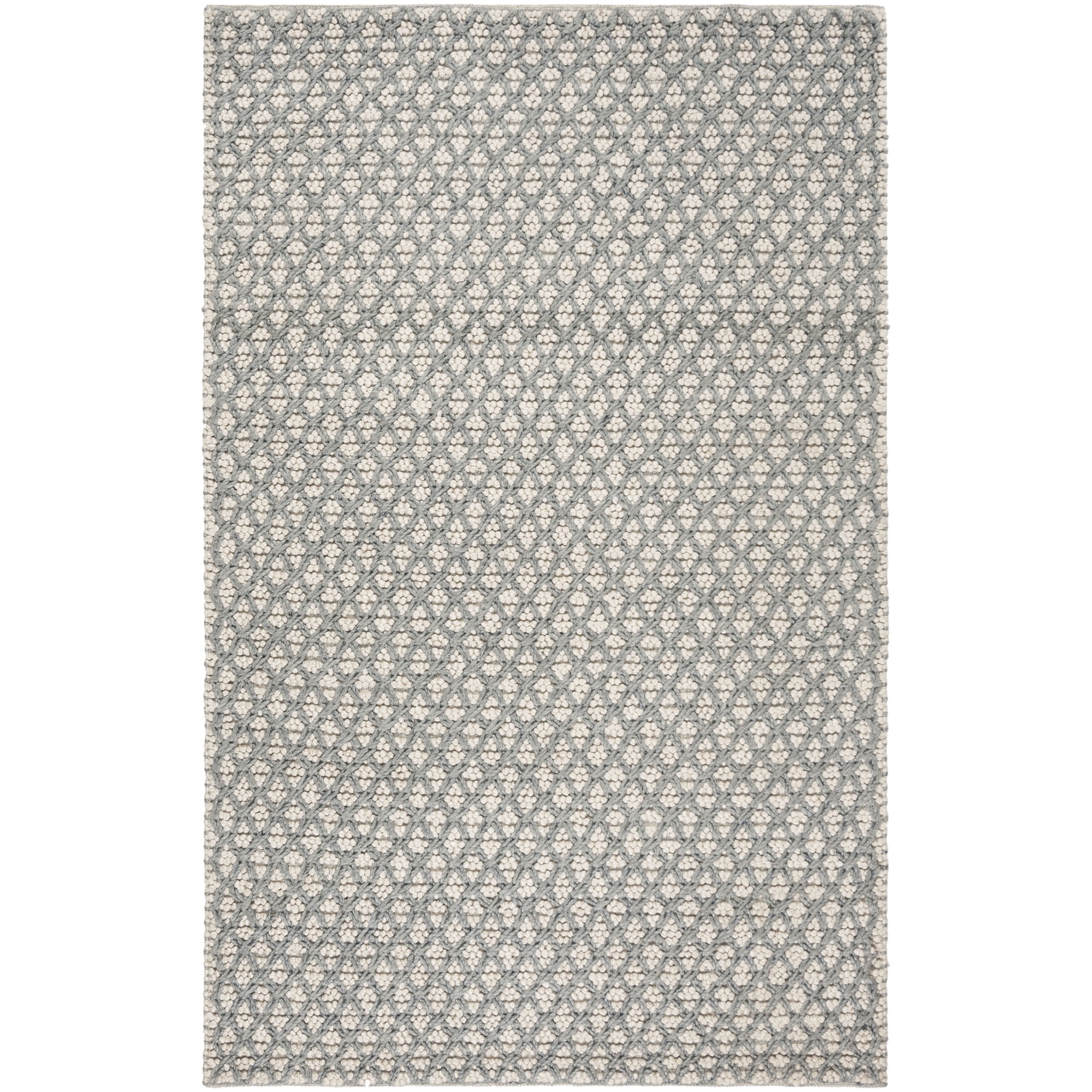 SAFAVIEH Natura Zharko Geometric Braided Area Rug Grey/Beige 5 x 8