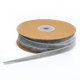 thumbnail image 1 of Xiao Hua Cinta de terciopelo de una sola cara - 2 rollos de cinta de terciopelo gris con un ancho de 0,39 pulgadas, cinta para decoración de árboles de Navidad y cinta para empaquetar regalos, 1 of 5
