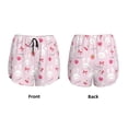 thumbnail image 3 of Daiia Love Rabbit Pattern Women's 2 in 1 Running Shorts - Lightweight Athletic Workout Gym Yoga Shorts Liner with Phone Pockets-XX-Large, 3 of 7
