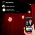 thumbnail image 6 of (2 pack) Monster Smart 24ft String Lights, Multicolor LED Lights for Outdoor Patio & Backyard, App & Voice Control, 6 of 10