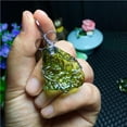 thumbnail image 4 of Minnieouse Abalorio de meteorito para mujer, colgantes colgantes de aniversario, joyería ligera verde elegante, hallazgos, decoraciones, 5-10 g Type2 NO2 Minnieouse  AP007680-01, 4 of 6