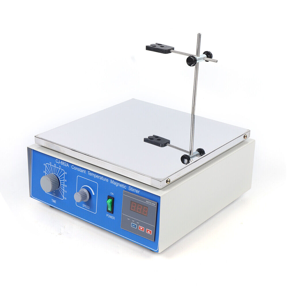 Hot Plate Magnetic Stirrer Mixer Stirring Lab 10L Temperature