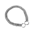thumbnail image 2 of Dog Chain Collar Pet Iron Metal Double Chain Row Neck Leash Gear Choke Chain Walking Training for Small Medium Large Dogs, 2 of 6