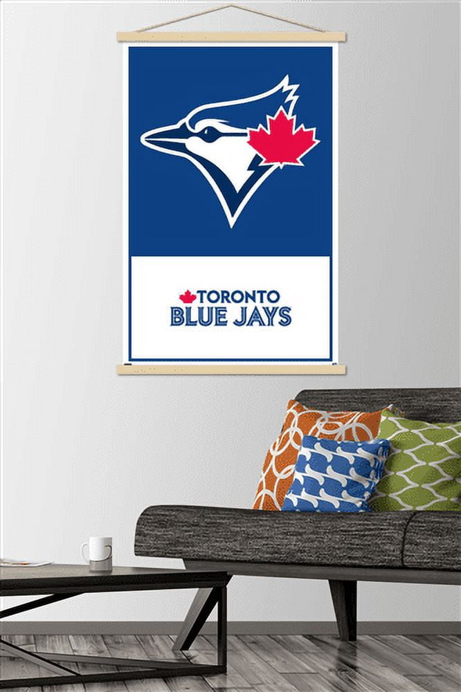MLB Toronto Blue Jays - Logo 22 Wall Poster with Magnetic Frame, 22.375" x 34"