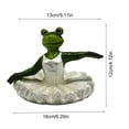 thumbnail image 3 of EIMELI Simulation Animal Decoration Pond Frog Series For Garden Courtyard Resin Beautiful Durable Multicolor Floating Ornaments, 3 of 13