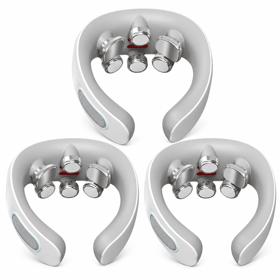 Magic Pro 3.0 Neck Massager,Features Vibration Massage, Constant-Temperature Heating, A Comfortable, Ergonomic Fit,Helps Improve Posture And Relieve Neck Tension—Ideal For Busy Professionals