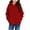 Red, variant on OGLCCG Kids Girls Fuzzy Fleece Hoodies Casual Winter Warm Pullover Hooded Sweatshirt Loose Soft Hooded Tops with Pocket 5-15 Years