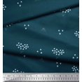 thumbnail image 2 of Soimoi Cotton Duck Fabric Dot & Floral Artistic Print Sewing Fabric Yard 42 Inch Wide, 2 of 5