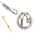 thumbnail image 5 of 21 inch Dome Stake and Forged Heavy Duty Steel Large Dog Ties Out with Spring (20 foot lead), 5 of 10