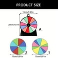 thumbnail image 3 of SIEYIO Tabletop Prize Turntable Roulette Wheel for Party Gatherings Carnivals Tradeshow, 3 of 9
