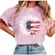 thumbnail image 5 of Haivin Women T Shirts Pleated Short Sleeve Tops Business Casual Dressy Blouses, 5 of 5