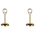 thumbnail image 3 of Baohd Contemporary Table Number Holder Photo Stand for Trendy Hotel Settings Gold 10cm 2Set, 3 of 6