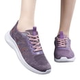 thumbnail image 3 of NOKIO Women Running Shoes Athletic Tennis Sneakers Lace Up Mesh Lightweight Breathable Walking Workout Jogging Gym Non Slip Mesh Outdoor Women Shoes Soft Sole Sport Shoes, 3 of 6