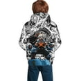 thumbnail image 5 of My Hero Academia Bakugo Katsuki Kids' Hoodie 3d Print Sweatshirt Soft Pullover Hooded With Big Pockets For Boys Or Girls Small, 5 of 8