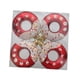 thumbnail image 2 of Adornos de donut navideños Strade Fareast Limited 4 piezas 2,7 pulgadas Rojo, 2 of 8