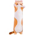 thumbnail image 1 of KAIYANG Muñeco de peluche con forma de gato largo para niños (naranja, 90 cm) 1 pieza, 1 of 5