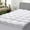 White, variant on WISHEAD Mattress Topper Queen Size, 500TC Quilted Extra Thick Mattress Pad, Soft & Breathable with Hypoallergenic Fill, Back Pain Relief & Pressure Soothing, Deep Pocket, White