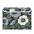 thumbnail image 7 of Yayeee Collapsible Cube Storage Bin with Lid Fabric Closet Decorative Basket with Handles, Dark Floral, 7 of 7