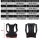 thumbnail image 4 of Eigraketly Brace alisador bandas de soporte ajustables transpirable ligero adulto espalda corsé hogar Oficina deportes Fitness trabajo Ropa Deportiva, Zapatos 4XL Eigraketly OD015791-03, 4 of 6
