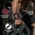 BEAST RAGE Weight Lifting Straps Wrist Wraps Fitness Padded Cotton