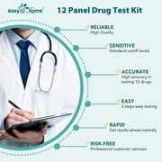 Easy@Home 12 Panel Urine Drug Test Kit, 6 Pack