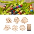 thumbnail image 4 of Cuentas Espaciadoras Redondas De Madera, Suministros Para Manualidades DIY Para Hacer Joyas, Casa De Campo, 4 of 9