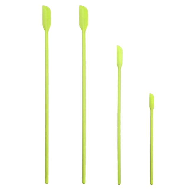 Espátula antiadherente para cera, pequeña espátula de belleza para maquillaje, reutilizable para tarros de mermelada, botellas de cosméticos, latas estrechas y botellas delgadas, espátula de