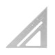thumbnail image 4 of Regla triangular de aluminio de 7 pulgadas, regla de medición cuadrada de velocidad del transportador de ángulo Ndcxsfigh Para estrenar, 4 of 9