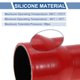 thumbnail image 5 of Manguera de silicona automotriz de 2.99" a 2.01" (76mm - 51mm) ID 4 capas, tubo de entrada de aire de turbocompresor, longitud de 6", 5 of 7