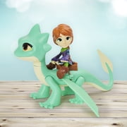 DreamWorks Dragons Rescue Riders, Summer and Leyla, Dragon and Viking Figures with Sounds and Phrases