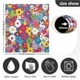 thumbnail image 5 of Yayeee Magnetic Dishwasher Cover for The Front Decoration Home Kitchen Machine Sticker Protector, Whimsical Floral, 5 of 6