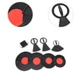 thumbnail image 6 of Kokiya 8 Pieces Drum Mute Pads Easy to Install Portable Reducing Noise Cymbal Mutes, 6 of 9