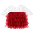 thumbnail image 1 of Bébé Filles Dentelle Robe Parti Bal Demoiselle d'Honneur Partie Concours Robes, 1 of 6