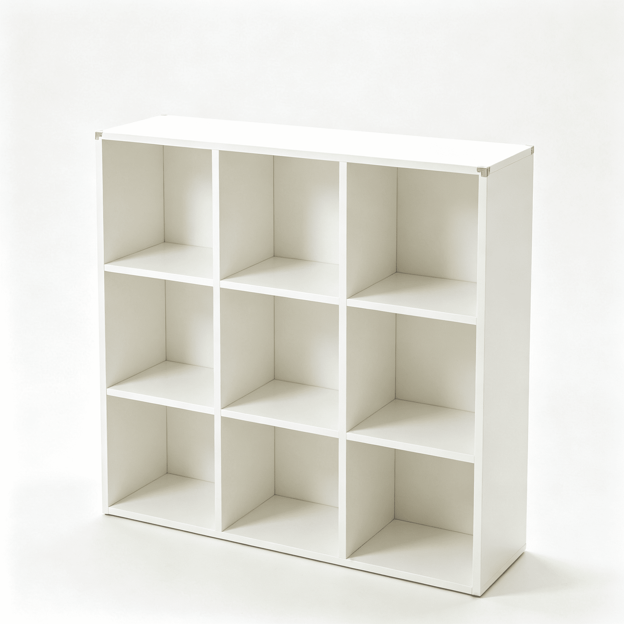 9-Cube Bookshelf, Metal Bookcase and Display Shelf Storage Organizer, for Living Room, Bedroom, Home Office