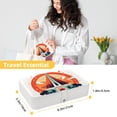 thumbnail image 5 of Independence Day PU Leather Jewelry Organizer with Removable Compartment, Portable Decorative Box, Storage Box, and Earring Organizer, 5 of 6