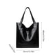 thumbnail image 3 of Vintage Oil Waxed Leather Simples Versatile Handbag Women's Bags Fashion Versatile Shoulder Bag Handbag Large Capacity, 3 of 6