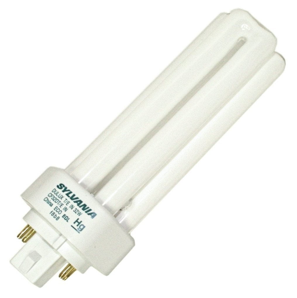 10 Pack Sylvania 20722 CF26DD/E/830/ECO 26-Watt 3000K 4-Pin Double Tube Compact Fluorescent Lamp 