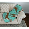 thumbnail image 3 of Carolines Treasures MLM1045LQB 50 x 60 in. Red Boston Terrier Quilted Blanket, Blue, 3 of 5