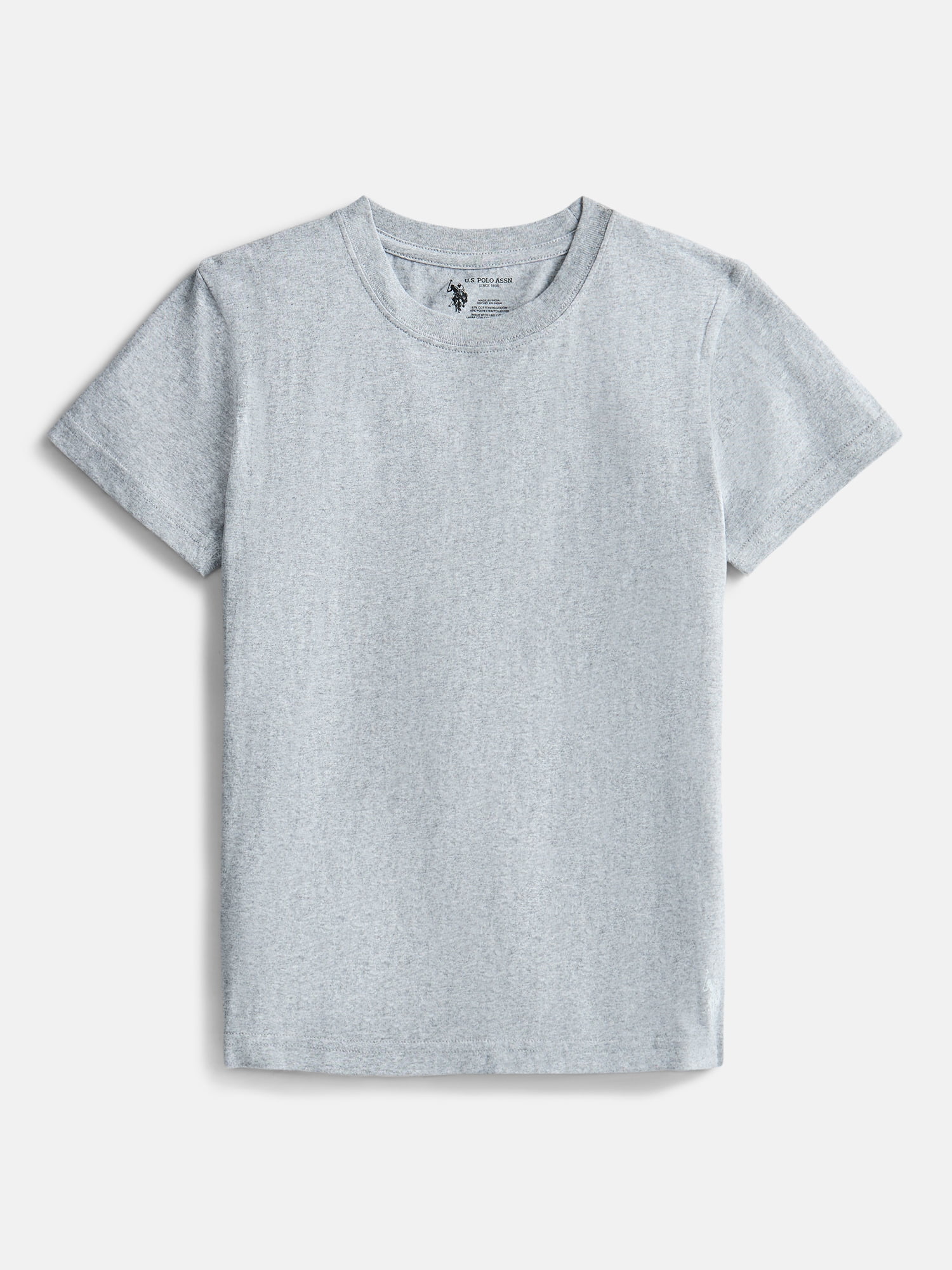 U.S. Polo Assn. Boys Crewneck T-Shirts, 5 Pack, Sizes S-XXL