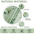 thumbnail image 4 of Oval Tablecloth, Green Bird Floral Table Cover Oval 54 x 72 for Summer Party, Perfect for Kitchen Dinner, Restaurant, Outdoor Holiday Picnic Waterproof Table Cloth, 4 of 6