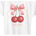thumbnail image 3 of Instant Message - Soft Girlie Cherries - Women's Short Sleeve Graphic T-shirt, 3 of 6