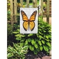 thumbnail image 2 of POGLIP Monarch Butterfly Open Wings in Top View As Flying Migratory Insect Butterflies That Represents Summer Garden Flag Decorative Flag House Banner 12x18 inch, 2 of 2