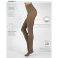 thumbnail image 2 of Cotton Tights | Soft & Warm Winter Pantyhose | 100 Den | S M L Xl | Made In Italy | (S/M, Beige), 2 of 3