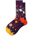 thumbnail image 2 of Cosmos Série Étoiles Femmes Chaussettes de Riant Chaussettes d'Astronaute, 2 of 3