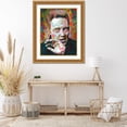 thumbnail image 3 of Stephen Chambers 19x24 Gold Ornate Wood Framed With Double Matting Wall Art Titled - Walken, 3 of 6