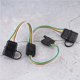 thumbnail image 2 of 4 Pin Trailer Plug Adapter, Two Separate Sockets, American Type Wire Connector, Accessory for RV Trailers, 2 of 4