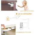thumbnail image 3 of Cerraduras de seguridad para bebés, 10 cerraduras para gabinetes para niños, cerraduras invisibles para cajones y refrigeradores, armarios con cinta adhesiva 3M, sin necesidad de herramientas ni tala, 3 of 5