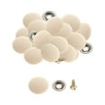 thumbnail image 2 of 50Pcs Bouton de Réparation de Toit de Voiture Boucle Fixe Simple Réparation de Garniture de Toit pour SUV Beige, 2 of 8