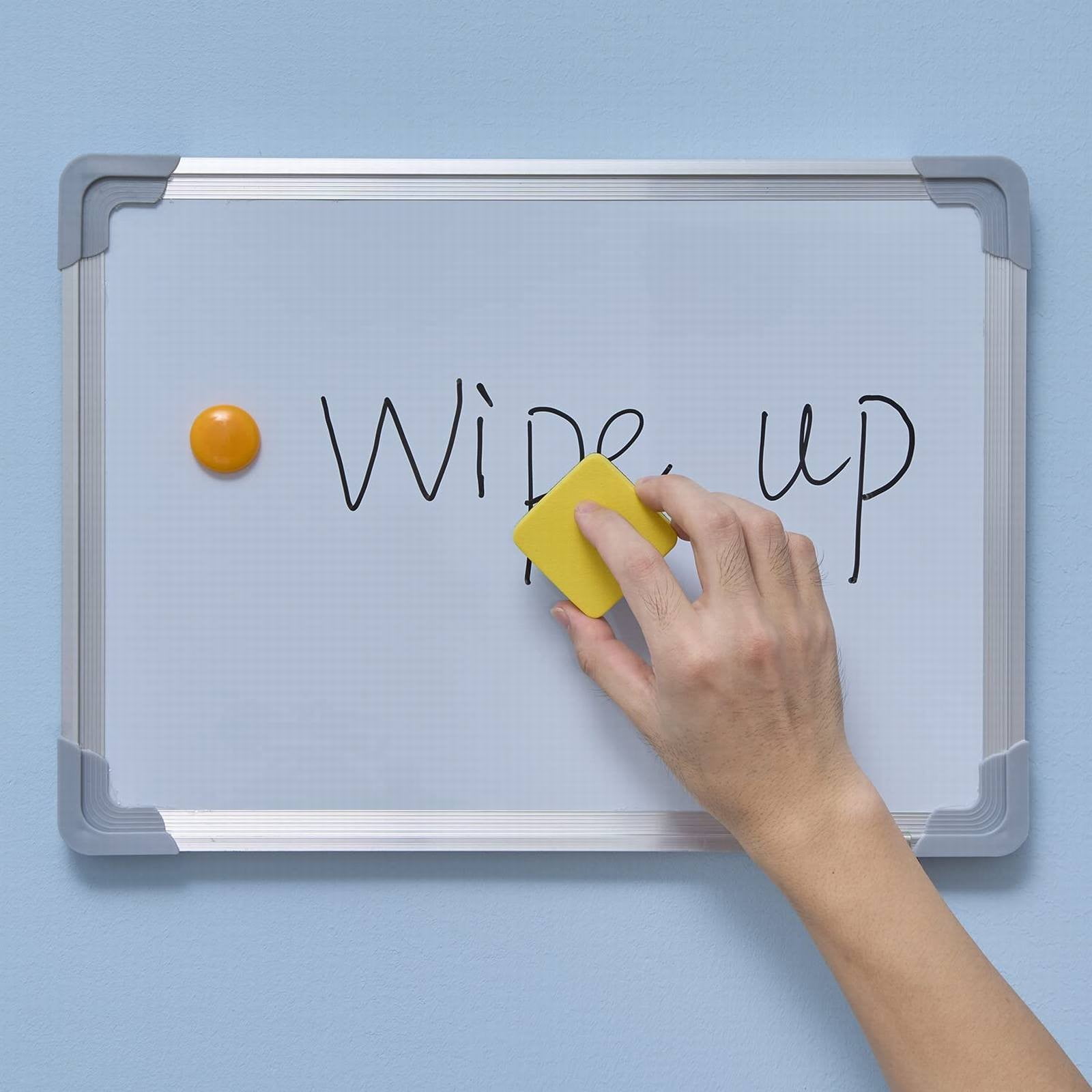 White Erasers 40 Pack Mini Magnetic Whiteboard Erasers - 2x2 Inch Square Dry Erase Board Cleaners For Office & Classroom Classroom Office Erasers Bulk