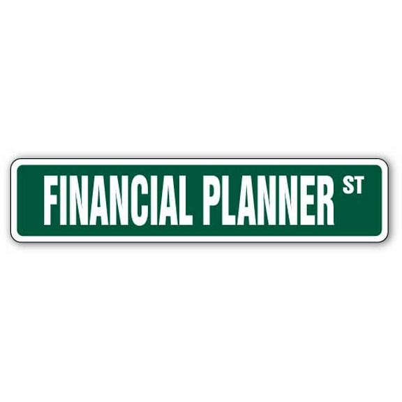 Financial Planner Street [3 Pack] of Vinyl Decal Stickers